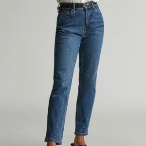 NWT Everlane The Original Cheeky Jean Womens Size 26 Cavia Blue Denim
